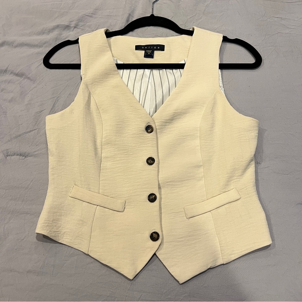 Suit Vest with Buttons